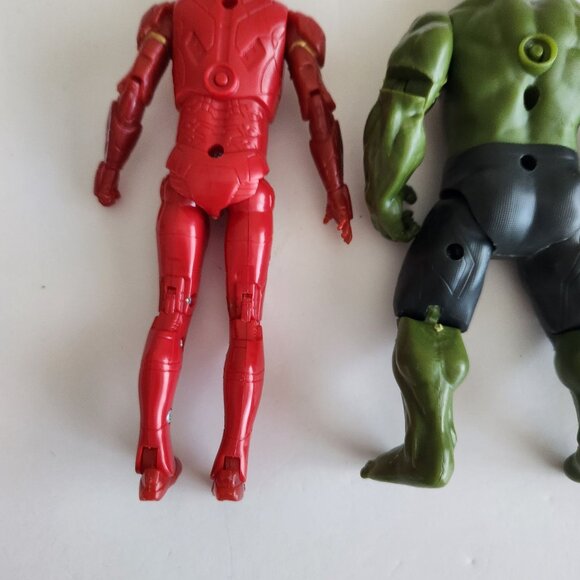Marvel Avengers Action Figures Set Of 3 - Iron Man Hulk & Thor - missing lights - Picture 11 of 16